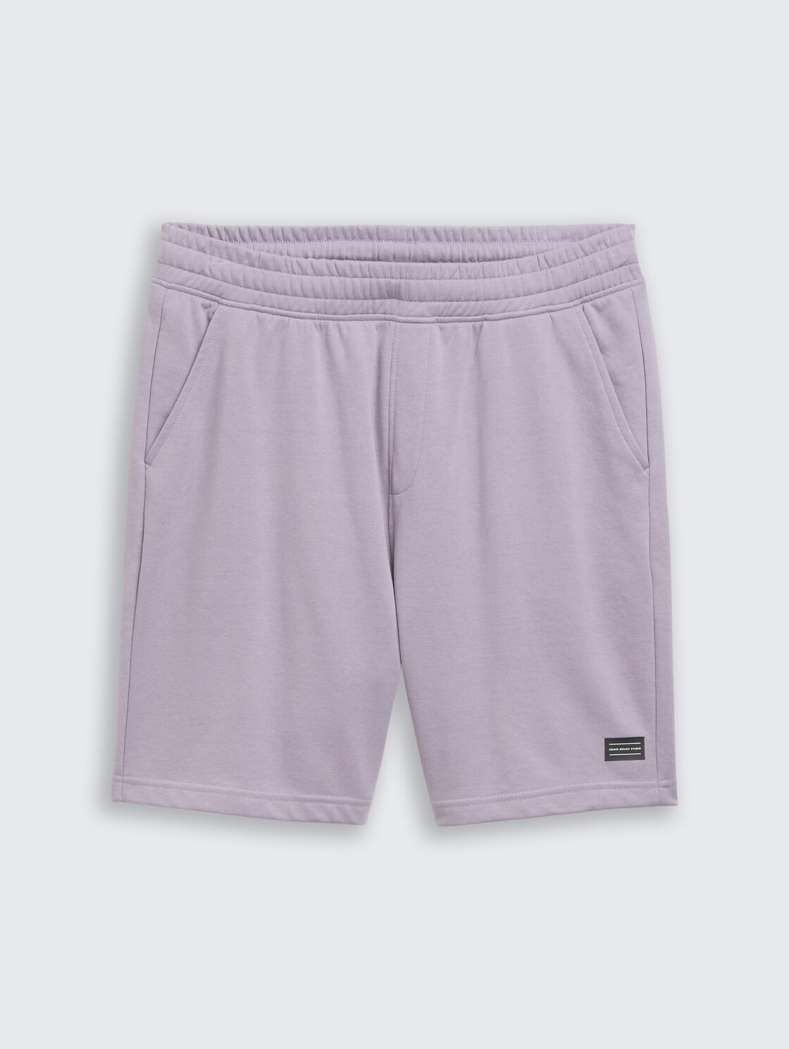 Relaxed Sweat-Shorts - soft lilac grey - Vorder-Produkt-Ansicht