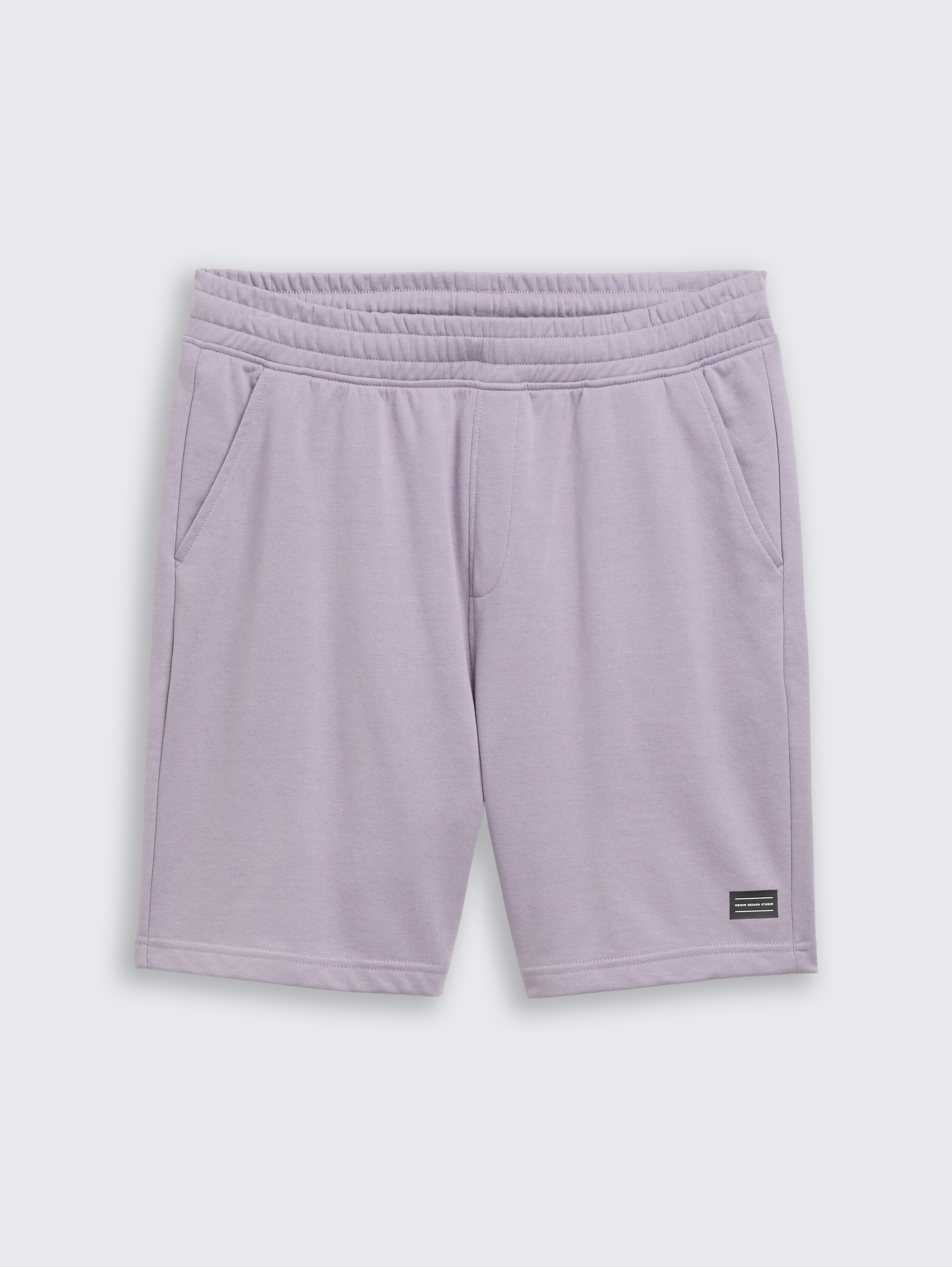 Relaxed Sweat-Shorts - soft lilac grey - Vorder-Produkt-Ansicht