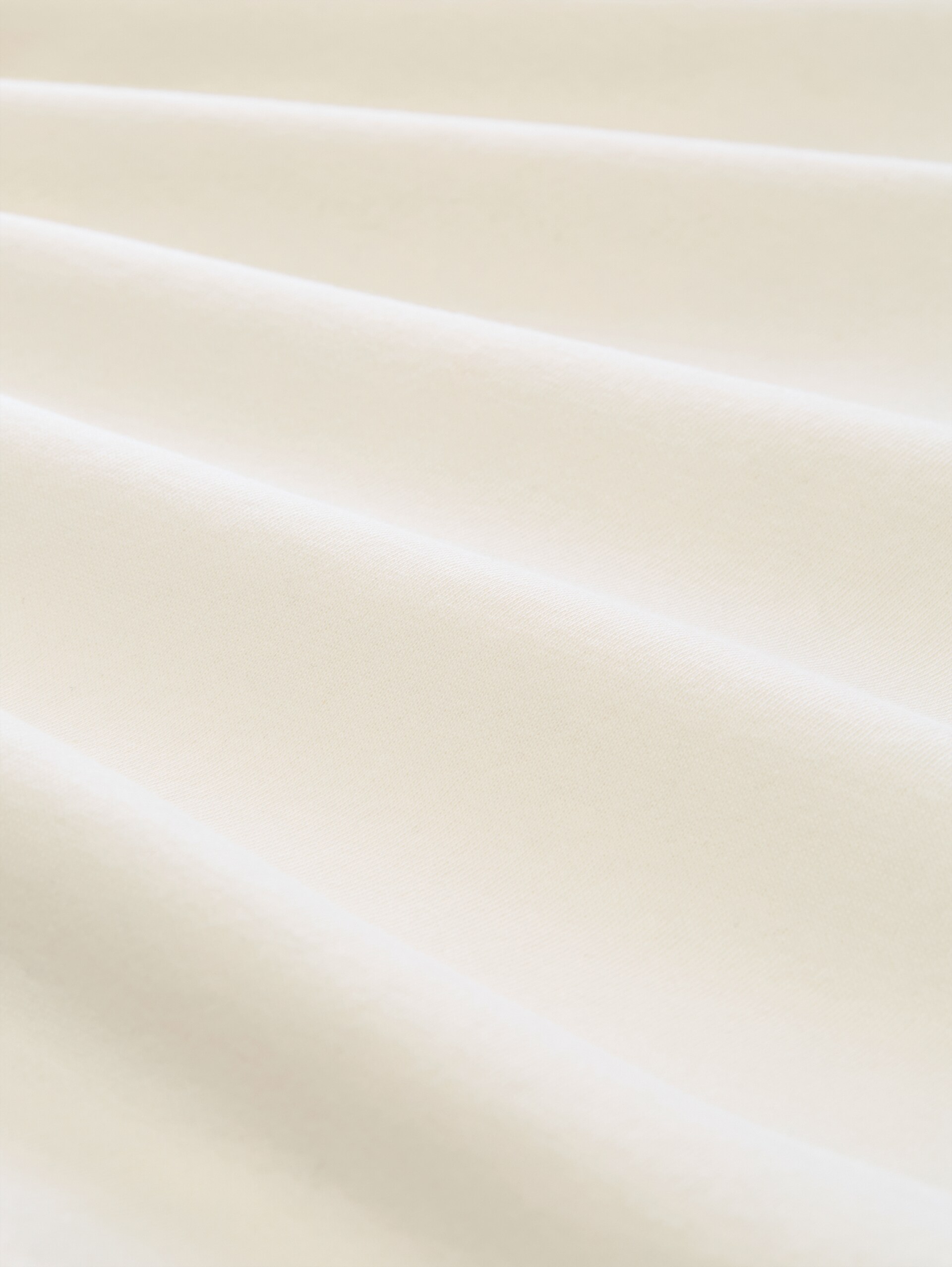 Basic sweatshirt - Gardenia White - Materiaalweergave
