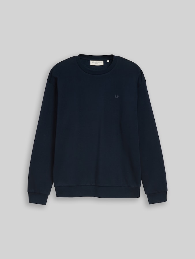 Basic Sweatshirt von Denim Male, sky captain blue