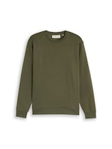 Geselecteerd, Basic sweatshirt door Tom Tailor, groen
