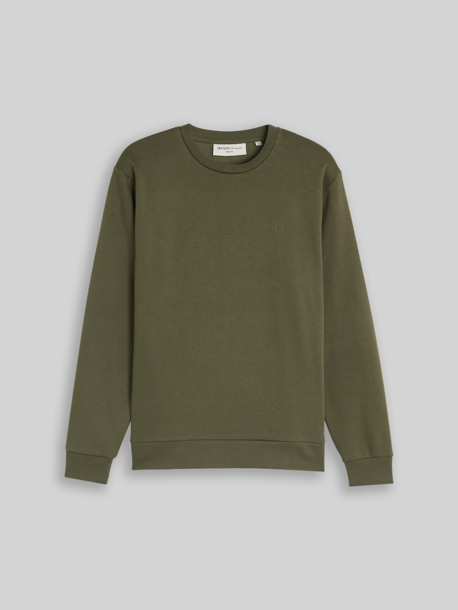 Basic sweatshirt - urban olive green - Product vooraanzicht