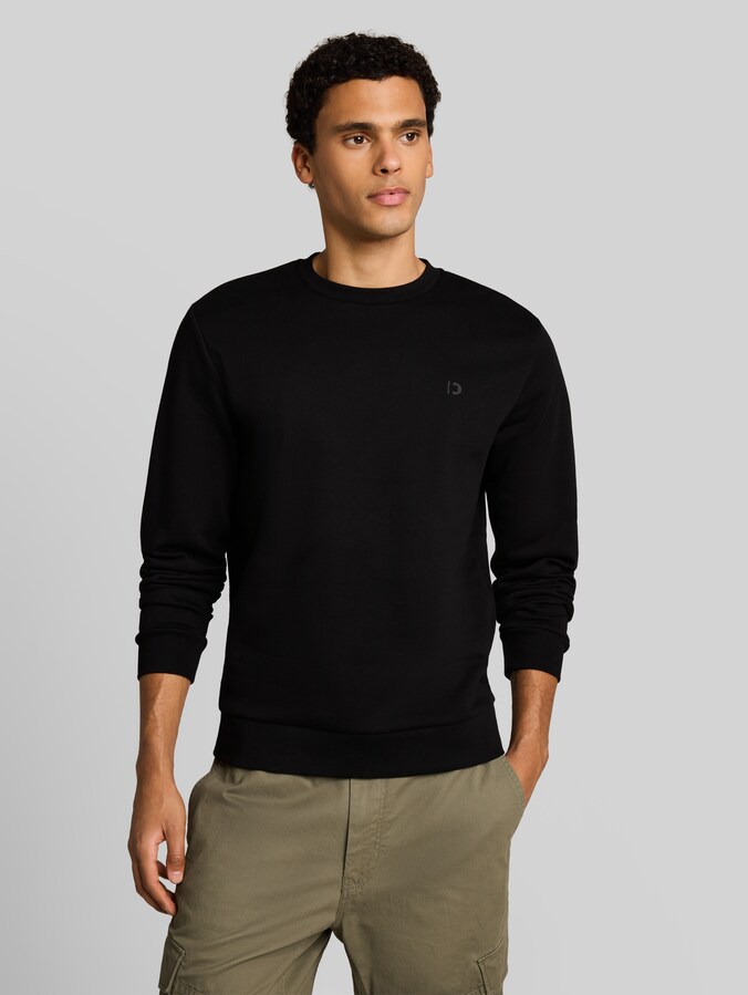 Sweat-shirt basique par Denim Male, Black