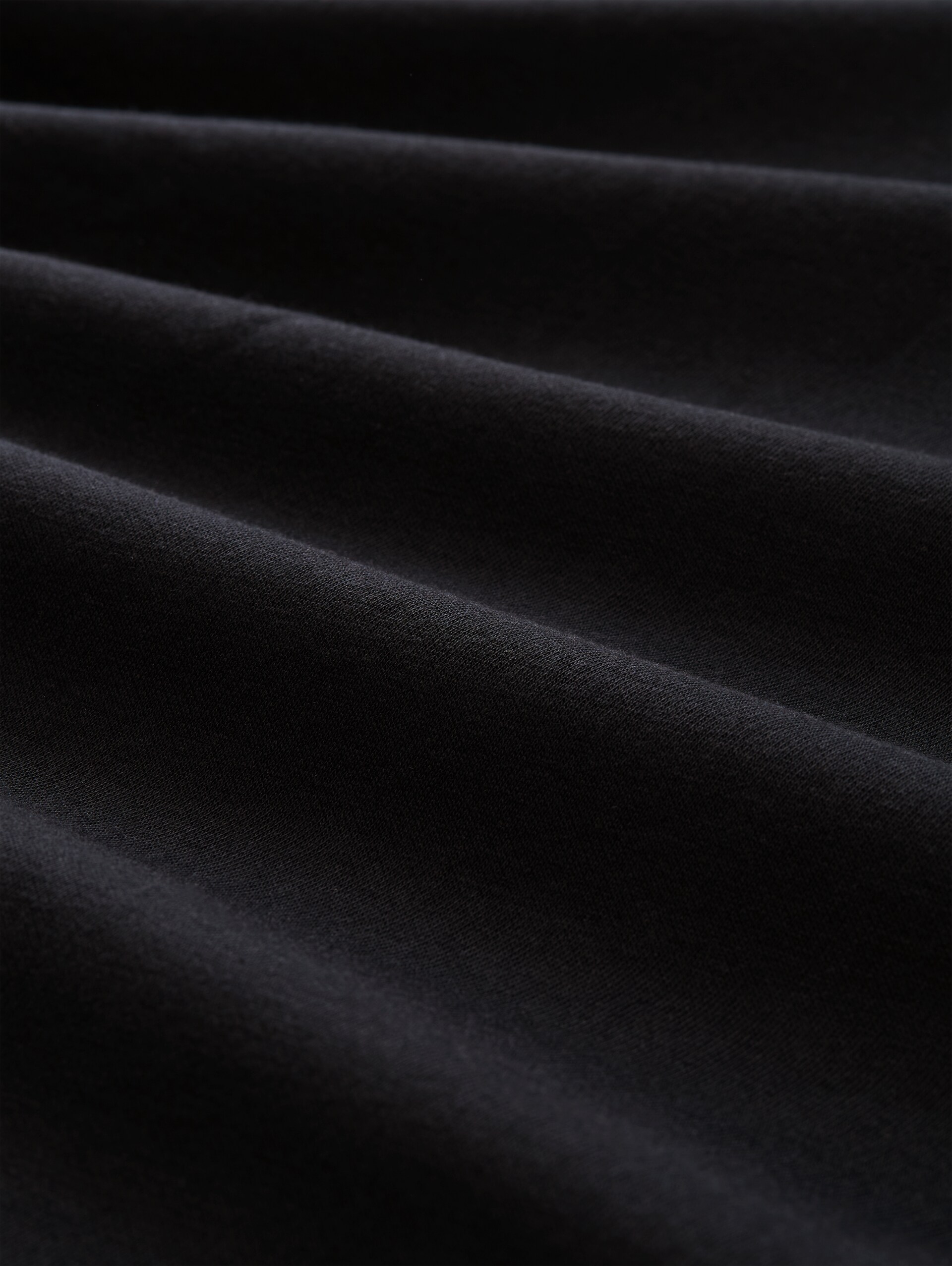 Basic sweatshirt - Black - Materiaalweergave