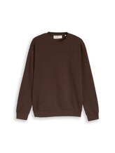 Niet geselecteerd, Basic sweatshirt door Tom Tailor, bruin