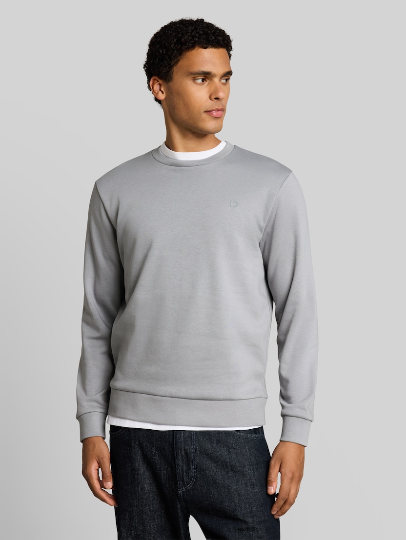 Basic Sweatshirt door Denim Male, ultimate grey