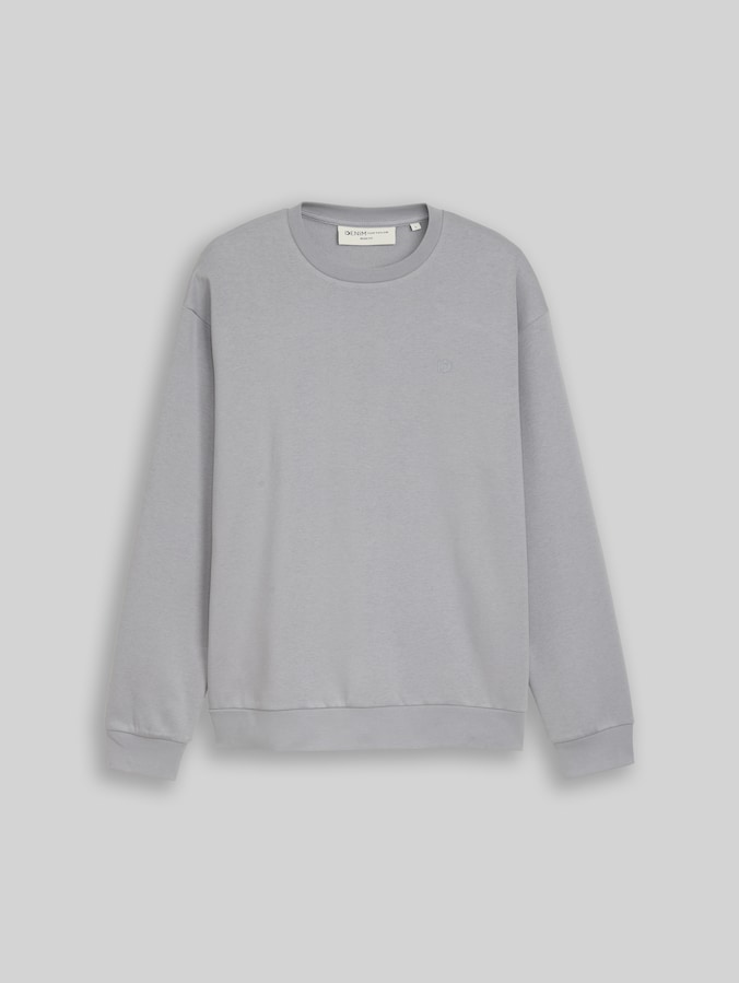 Basic sweatshirt door Denim Male, ultimate grey