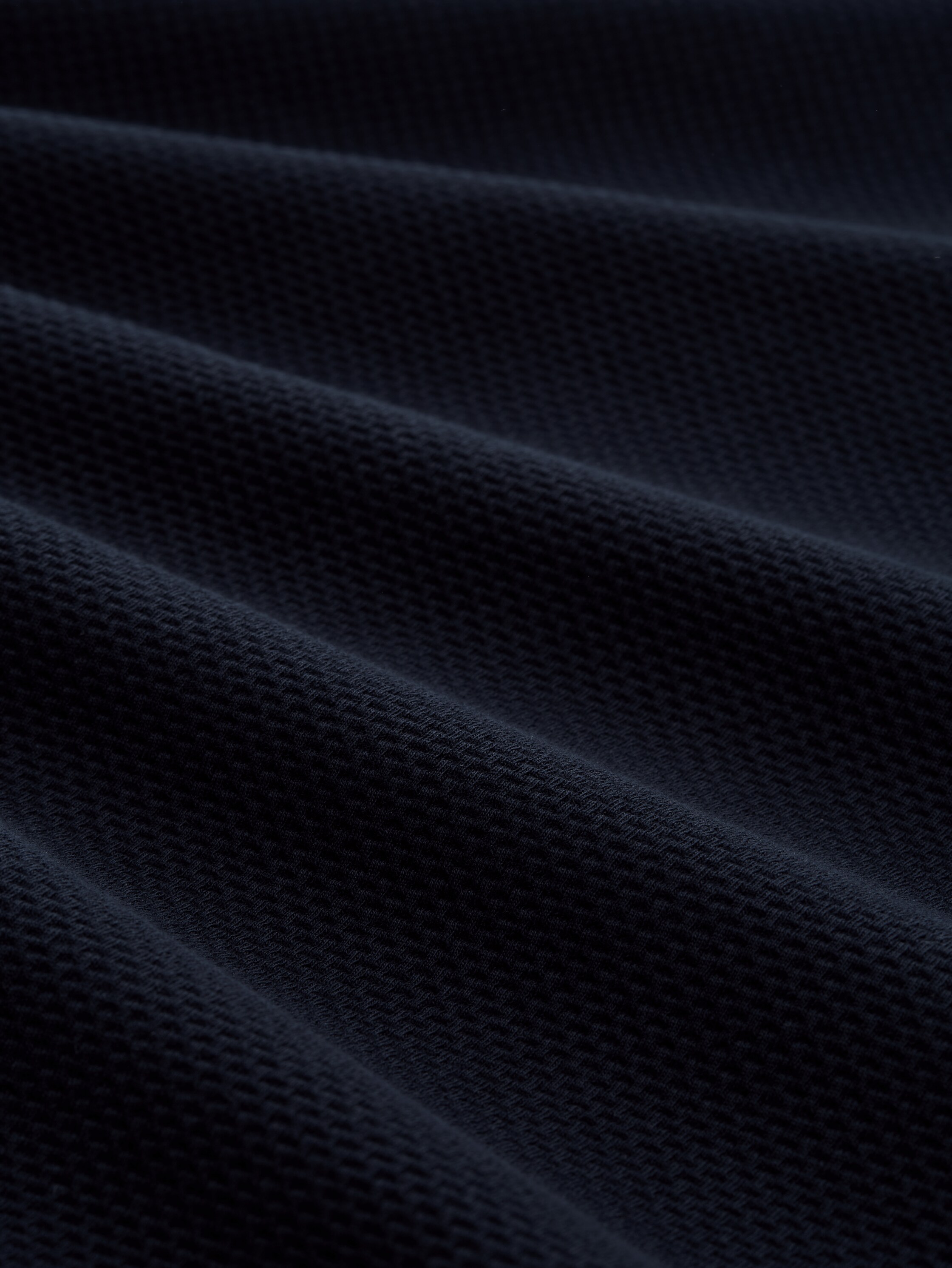 Sweatshirt aus Baumwolle - sky captain blue - Material-Ansicht