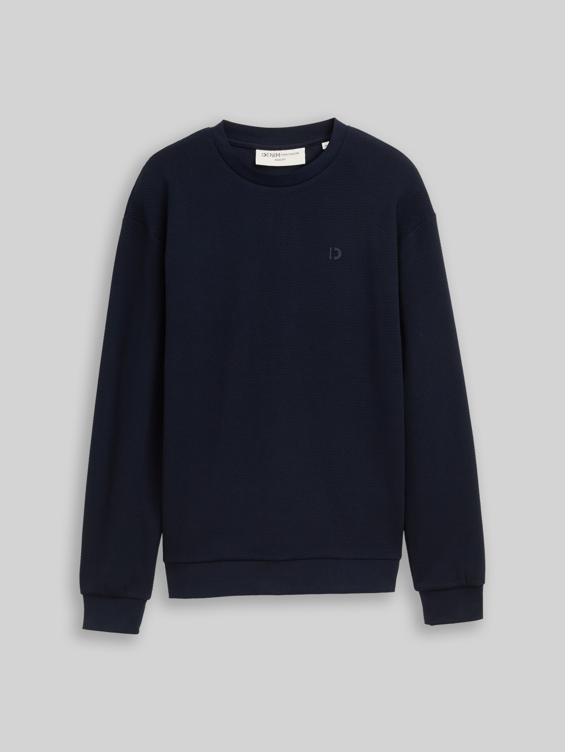 Cotton sweatshirt - sky captain blue - Front product view