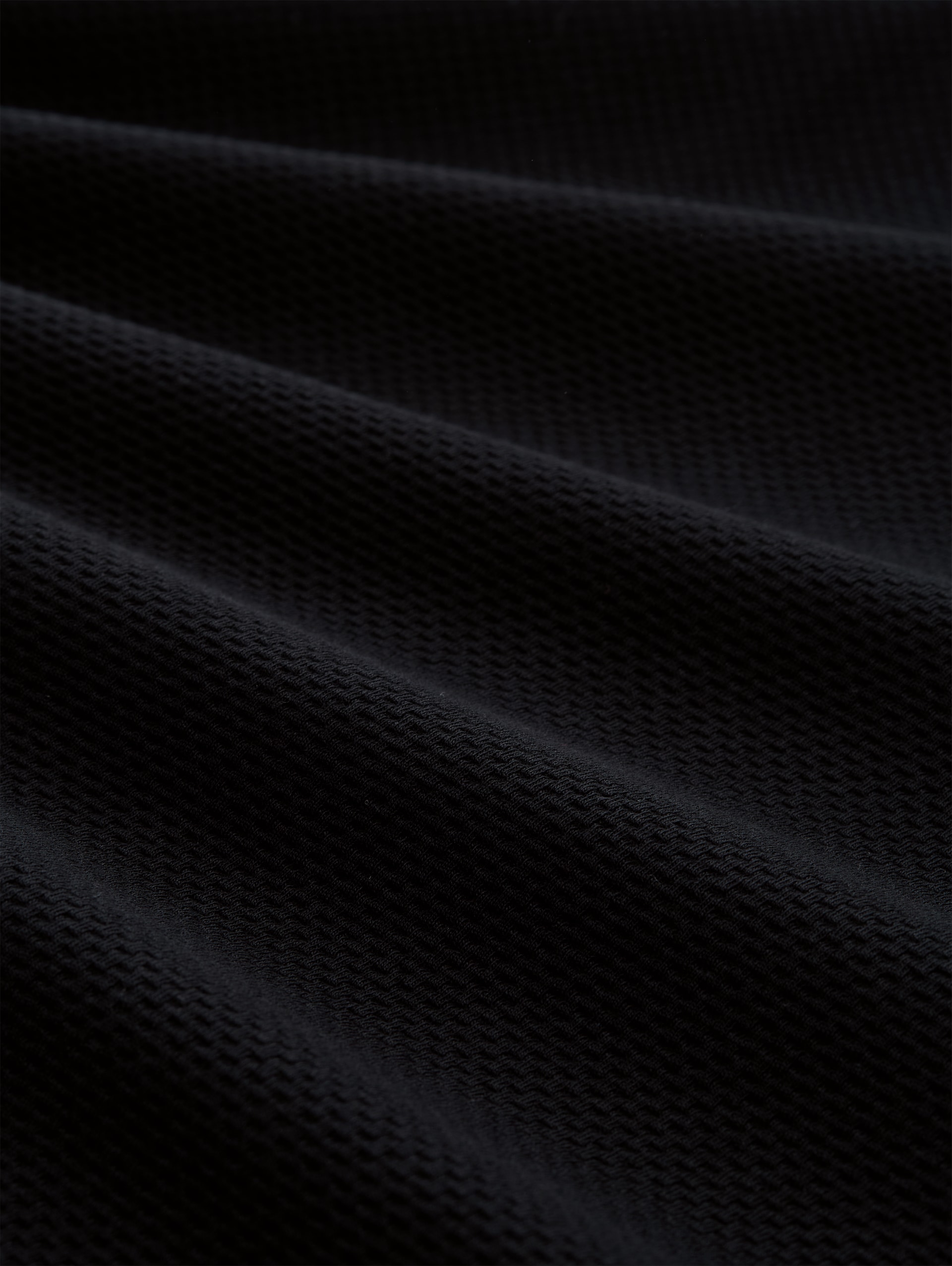 Sweatshirt aus Baumwolle - Black - Material-Ansicht