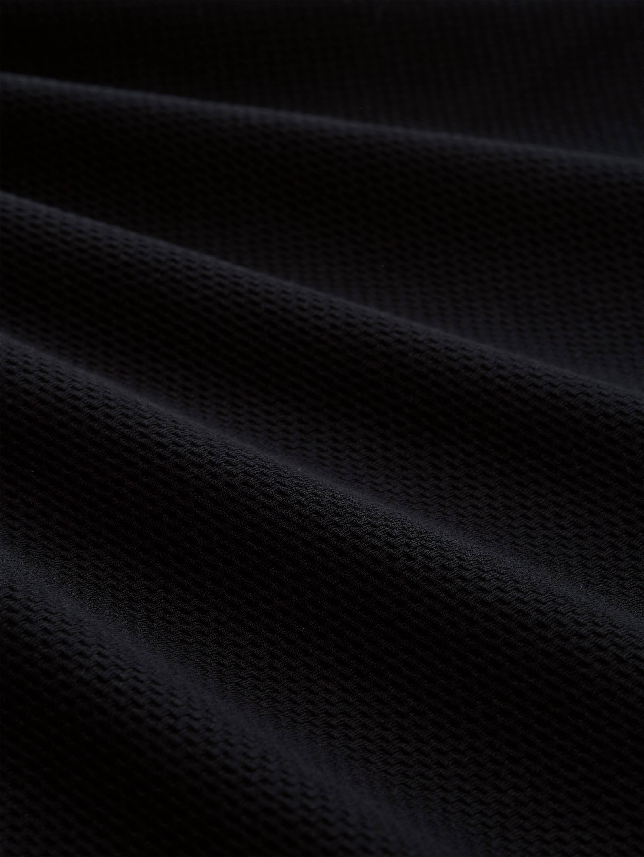 Sweatshirt aus Baumwolle - Black - Material-Ansicht