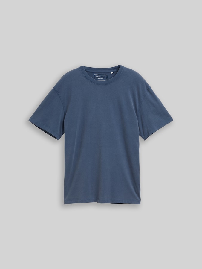 Relaxed Fit T-Shirt aus Baumwolle von Denim Male, nighttime blue