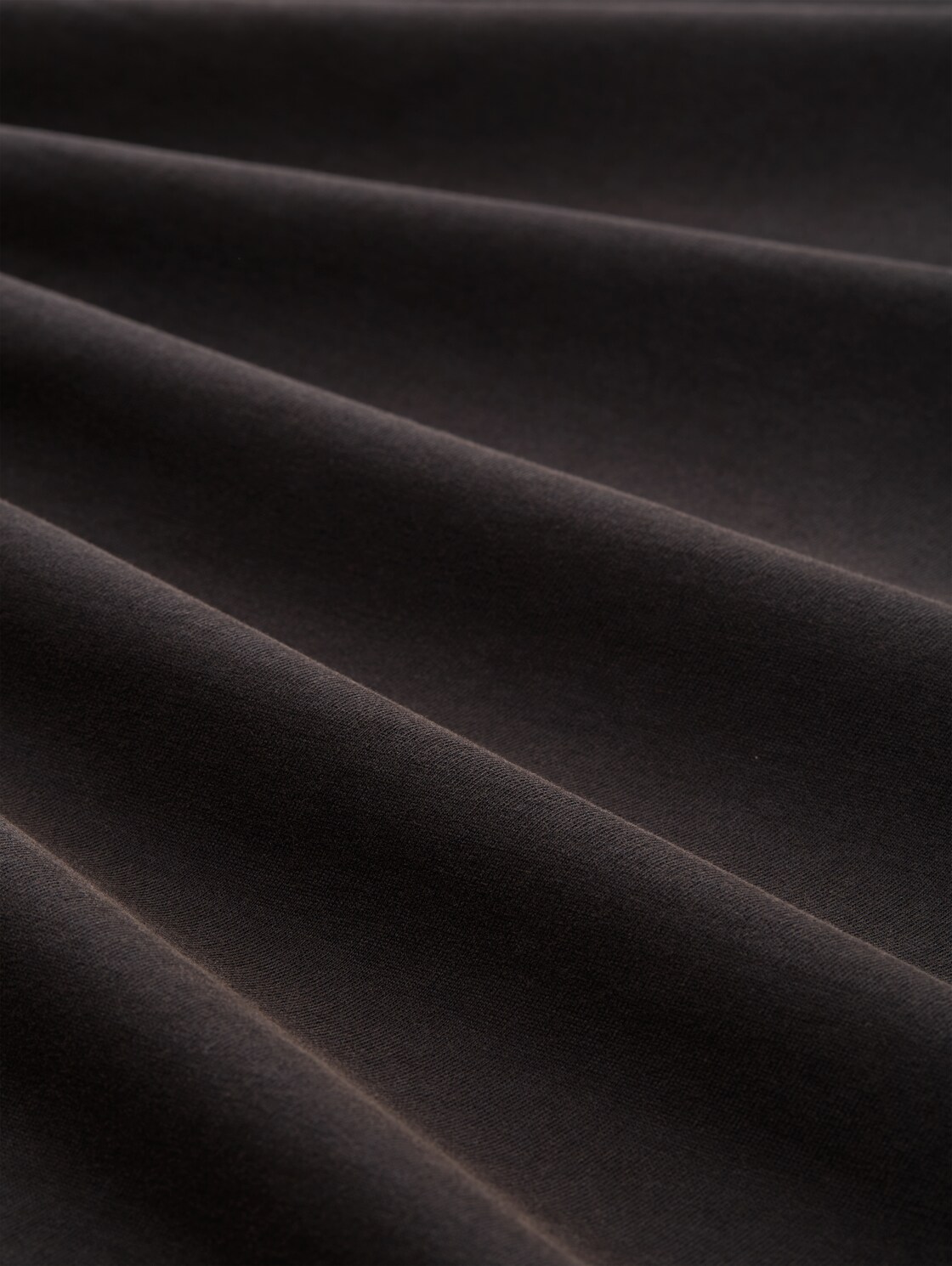 Relaxed Fit T-Shirt aus Baumwolle - Black - Material-Ansicht