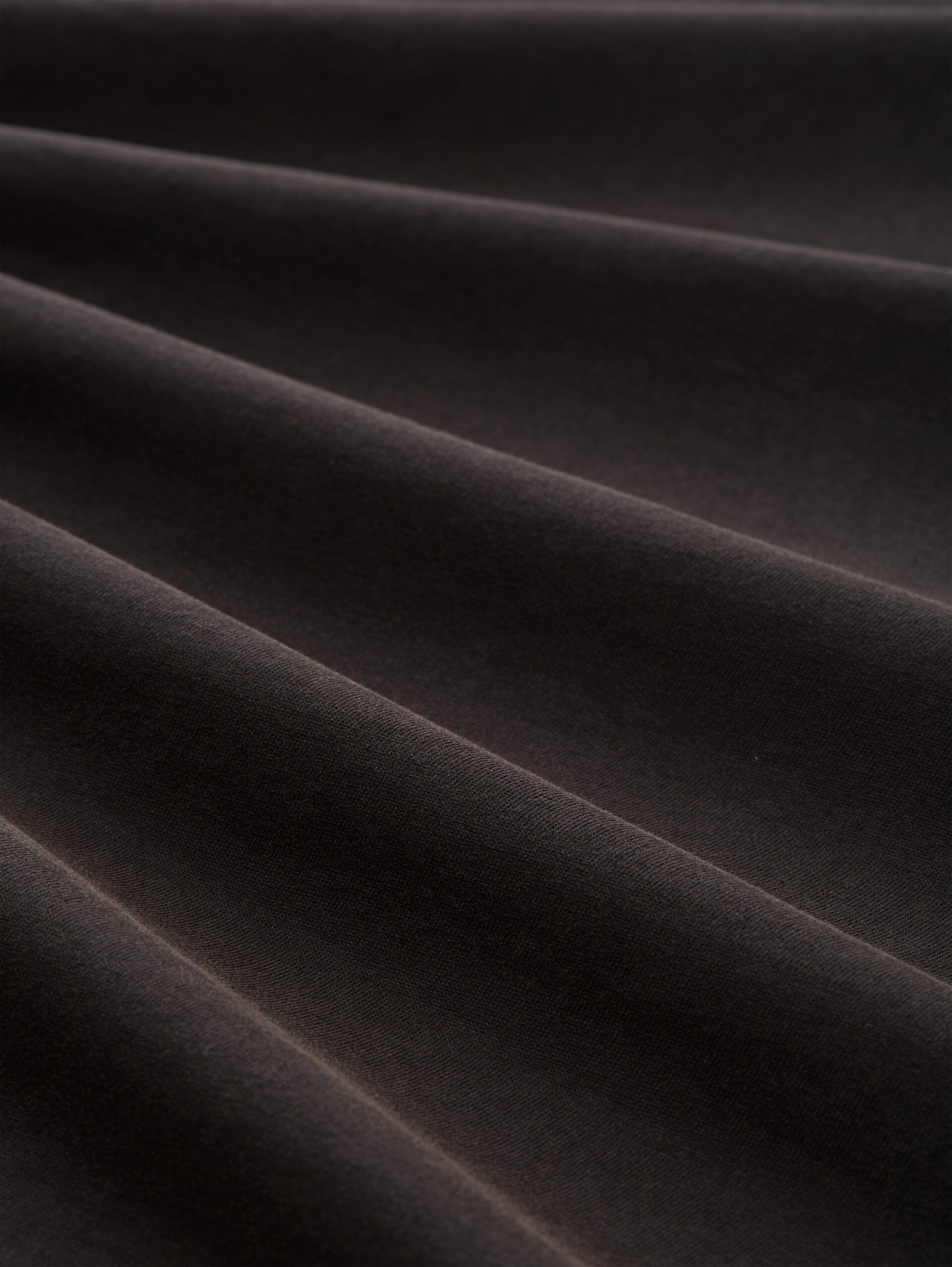 Relaxed fit cotton T-shirt - Black - Material view