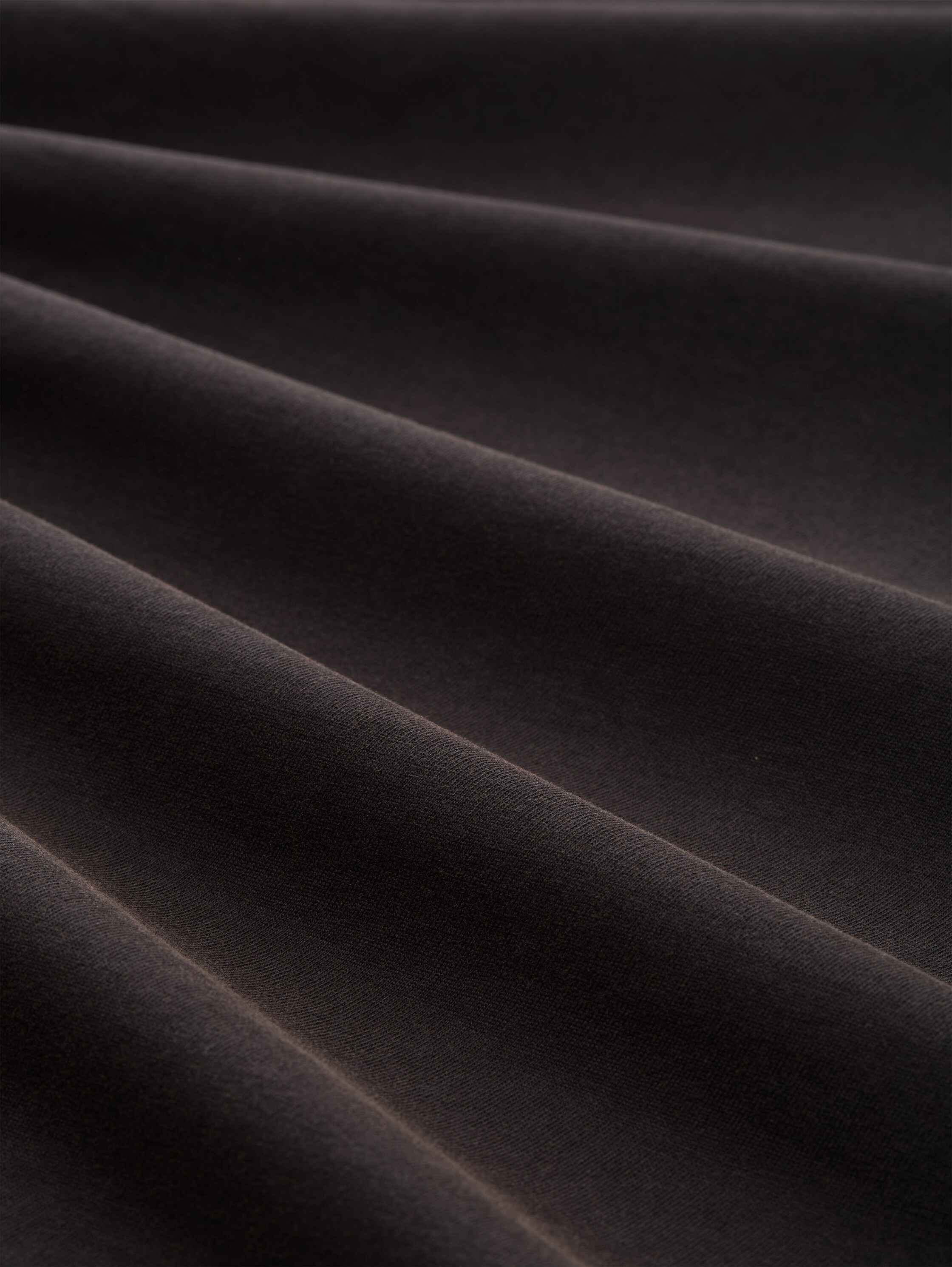 Relaxed fit T-shirt van katoen - Black - Materiaalweergave