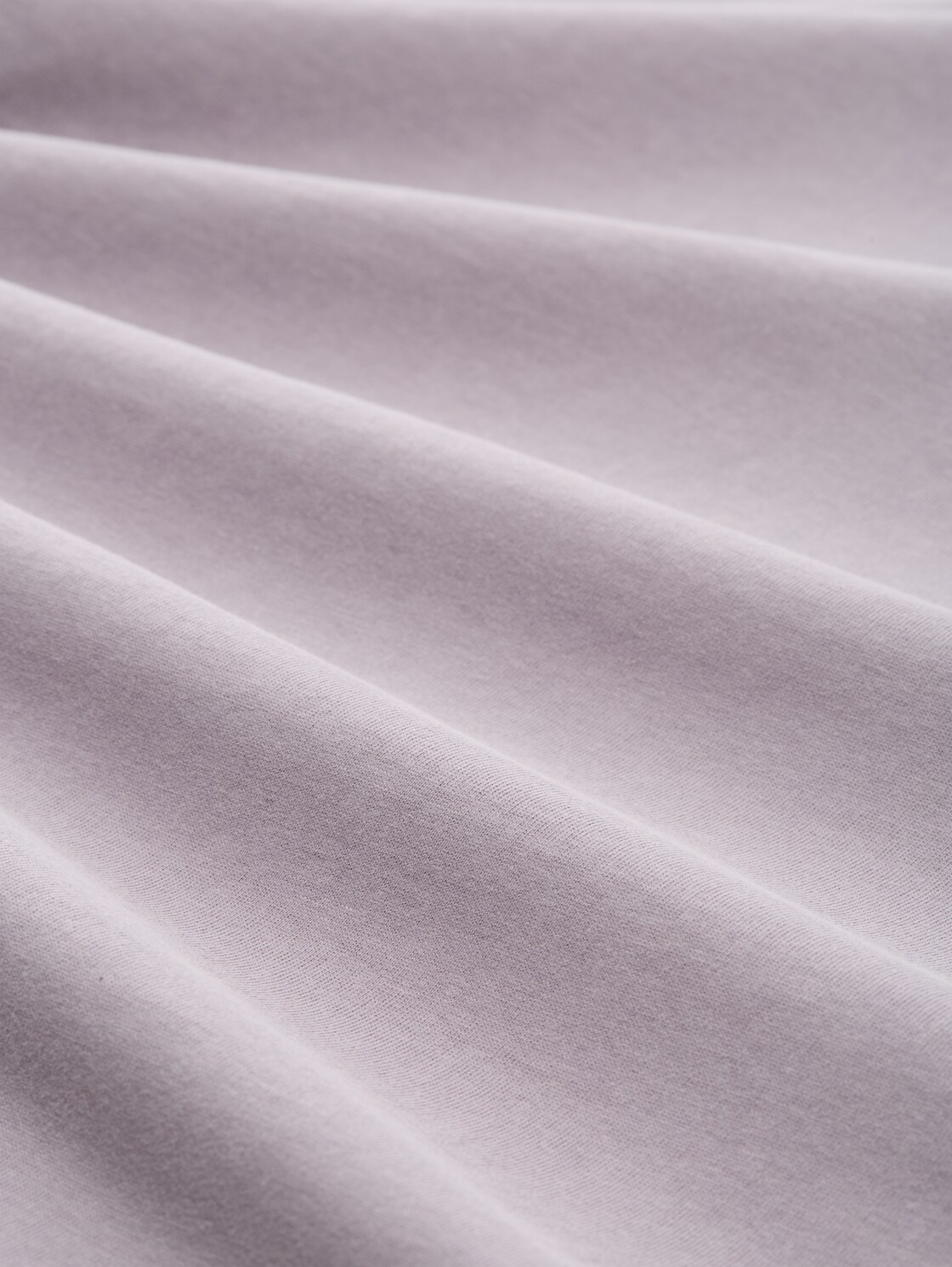 Relaxed Fit T-Shirt aus Baumwolle - soft lilac grey - Material-Ansicht