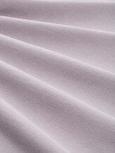 Relaxed Fit T-Shirt aus Baumwolle - soft lilac grey - Material-Ansicht
