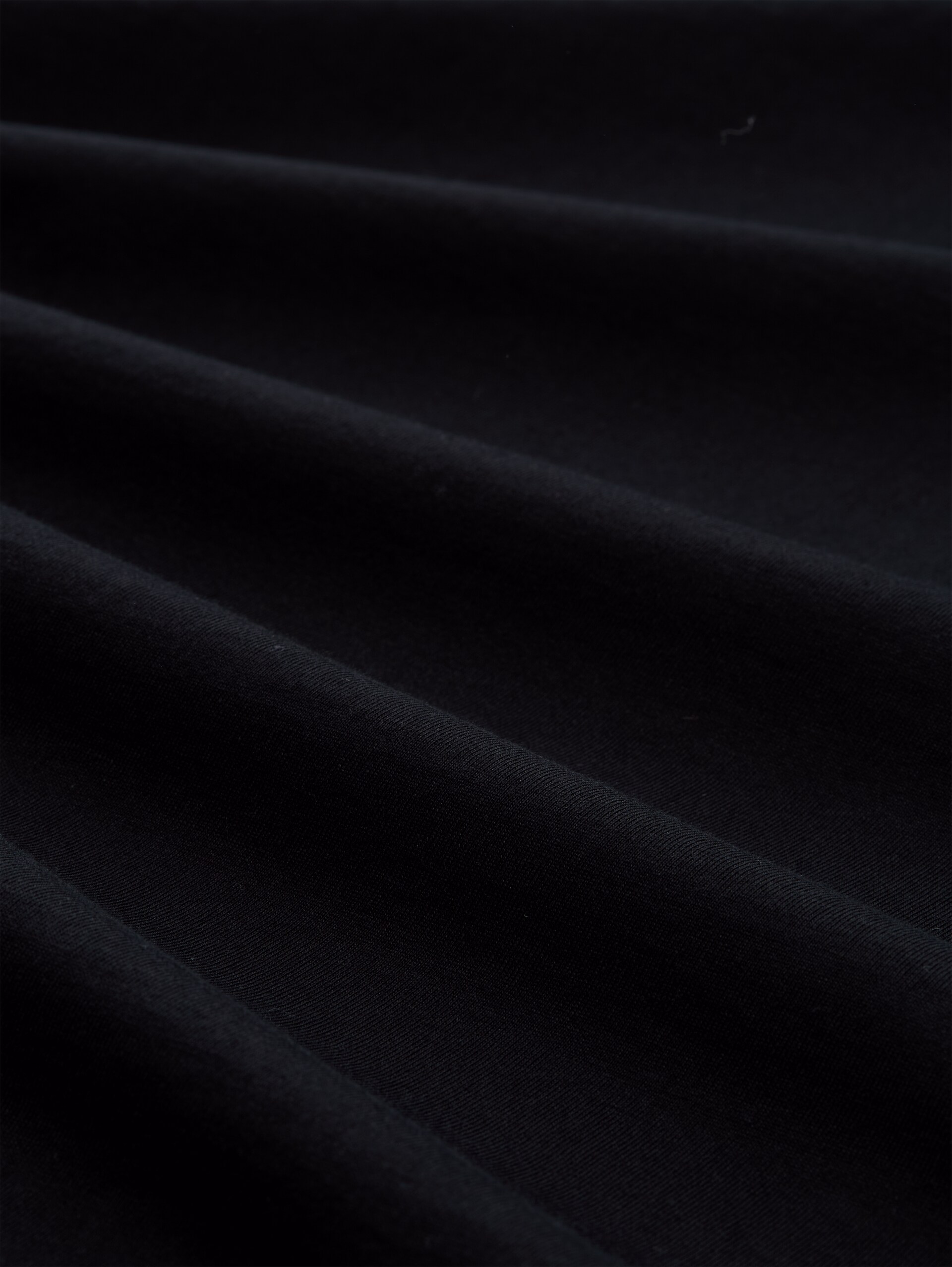 Cotton T-shirt - Black - Material view