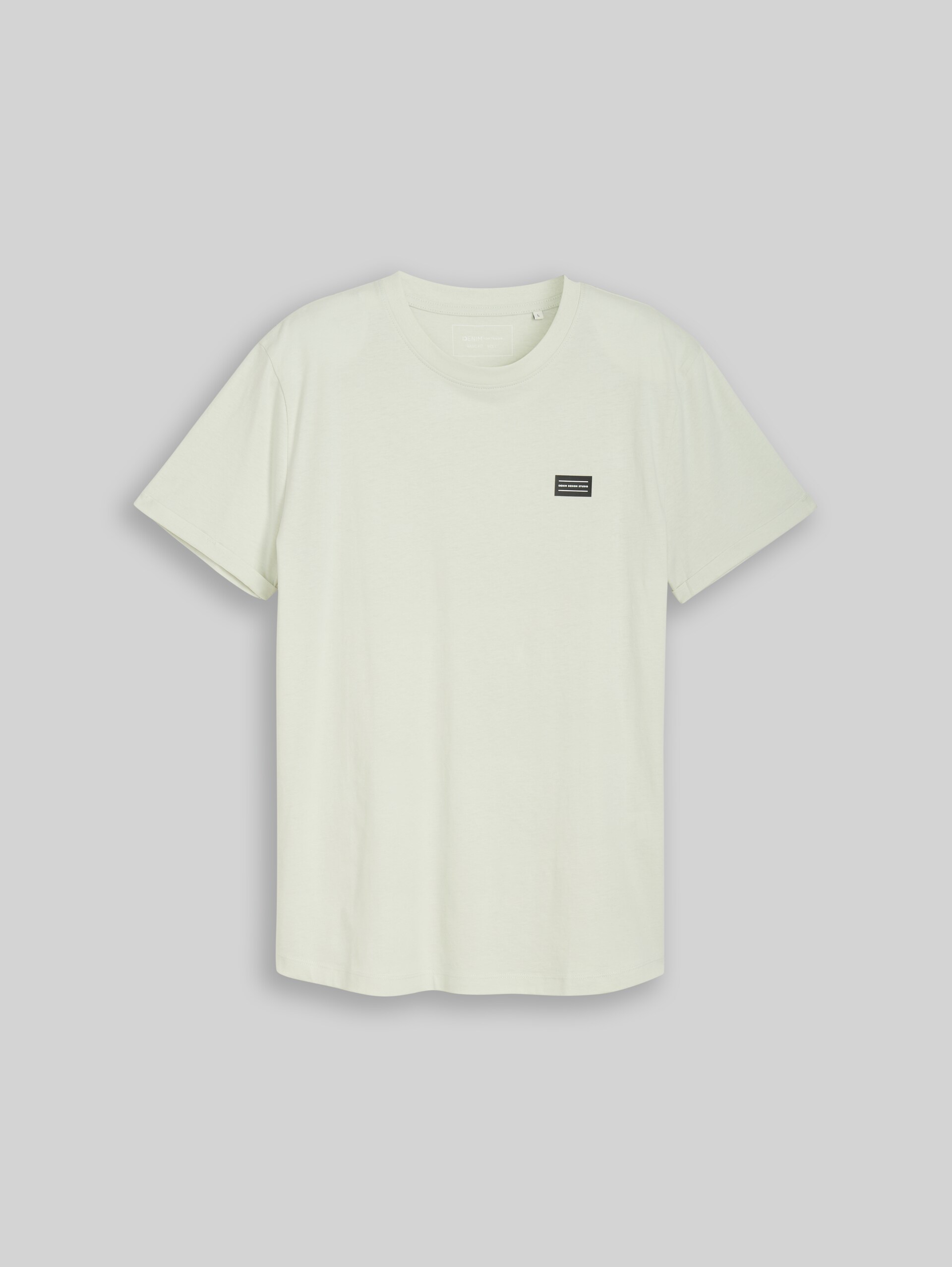 Cotton T-shirt - frozen light mint - Front product view