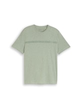 Ausgewählt, T-Shirt in Melange-Optik von Tom Tailor, grün