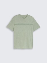 Tee shirt aspect mélangé - frozen light mint melange - Vue de face du produit