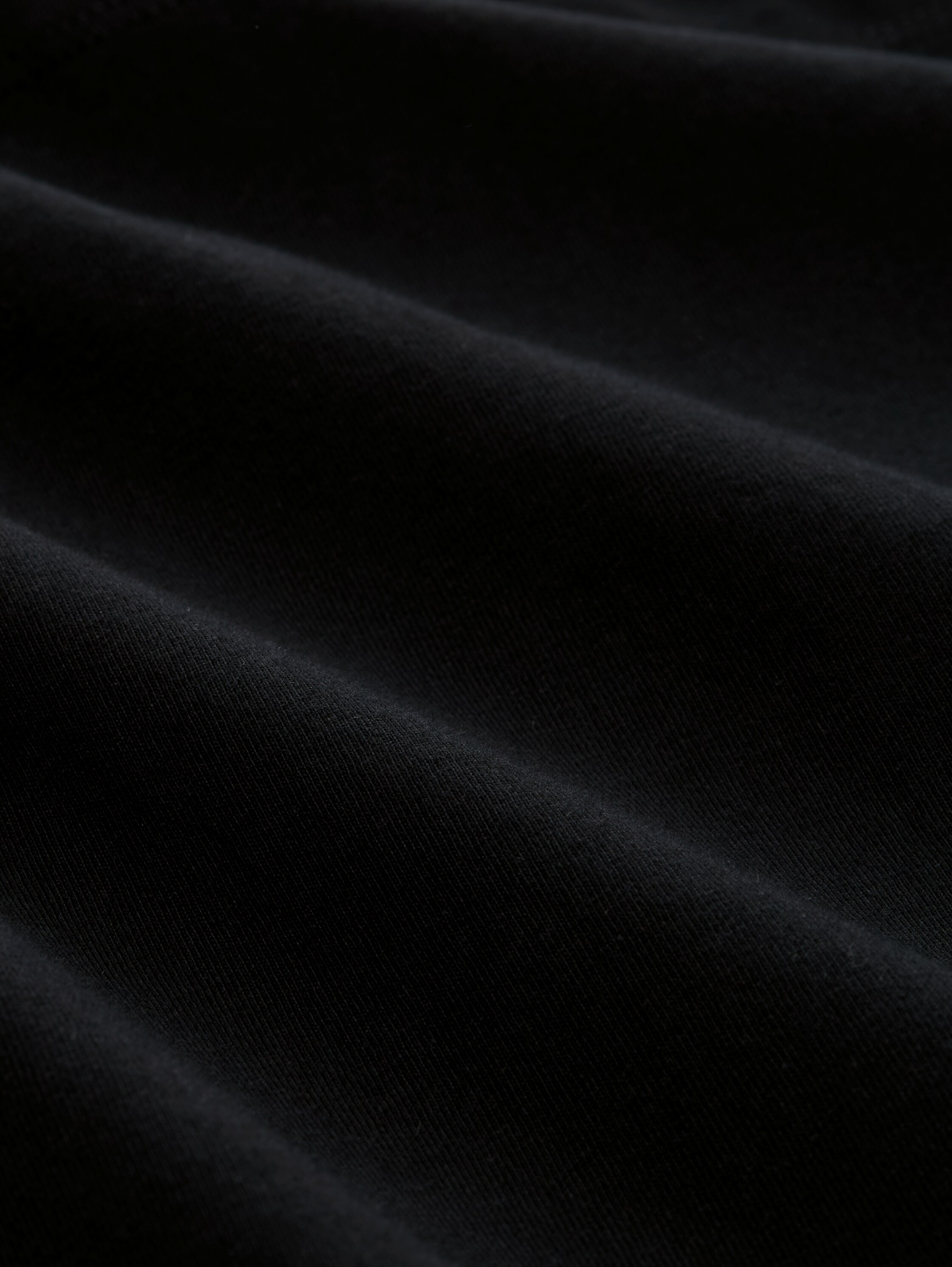 Relaxed Fit T-Shirt mit Brusttasche - black - 