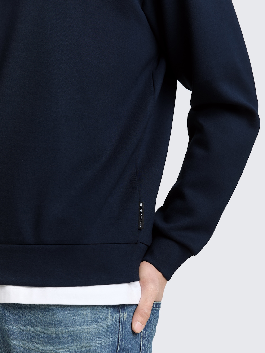 Basic Scuba Sweatshirt - sky captain blue - Detail-Model-Ansicht