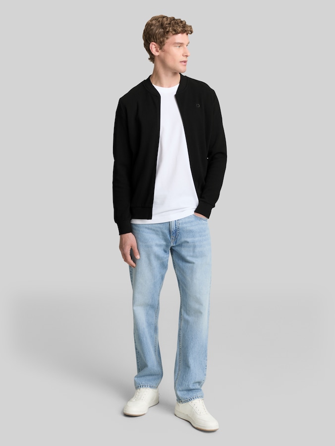 Bomberjacke aus Baumwolle von Denim Male, Black