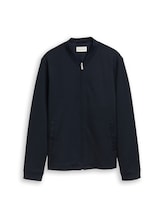 Ausgewählt, Piqué Bomberjacke mit Eingriffstaschen von Tom Tailor, blau