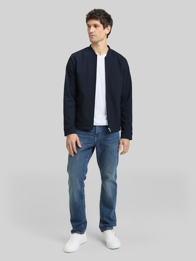 Blouson bomber en piqué avec poches latérales par Men, sky captain blue