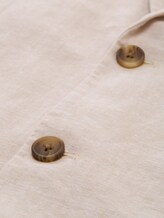 Sakko mit Leinenanteil - cashew beige chambray