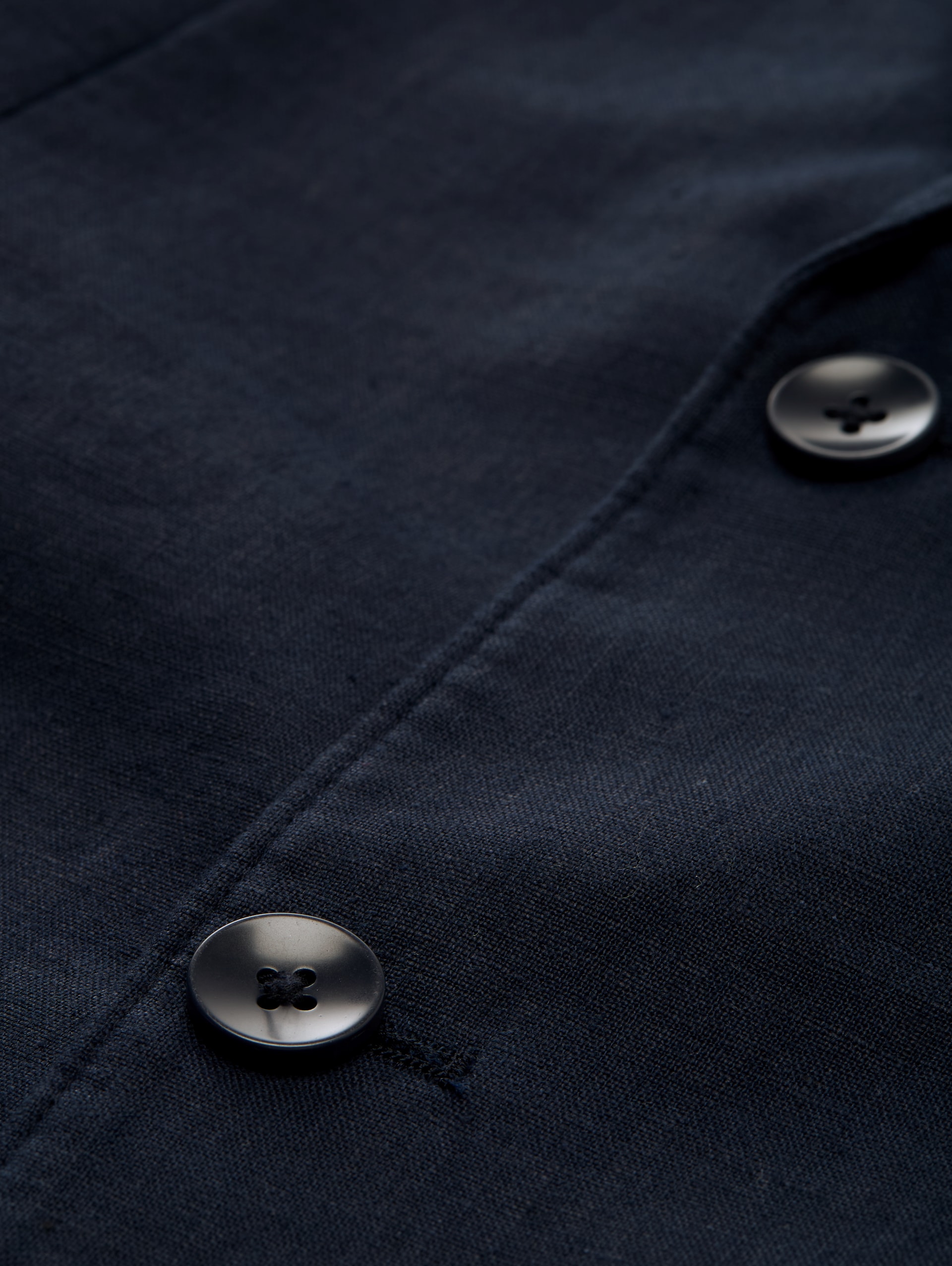 Sakko aus Leinen - sky captain blue