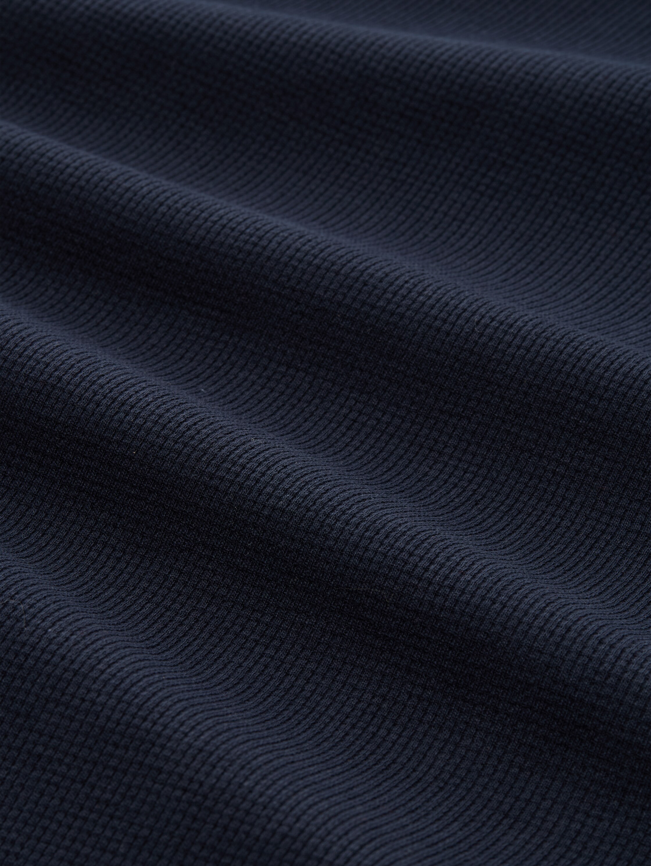 T-shirt with waffle texture - sky_captain_blue_1 - 