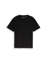 Nicht ausgewählt, T-Shirt mit Waffelstruktur von Tom Tailor, schwarz
