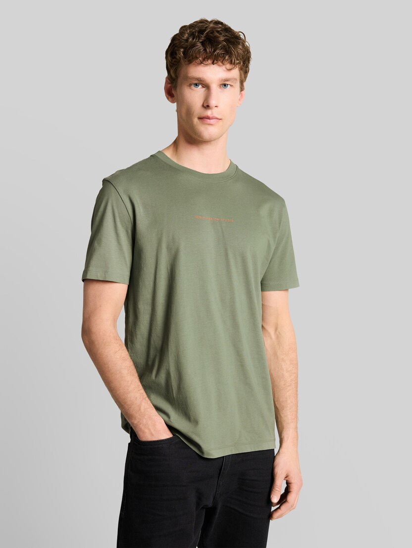 T-shirt met rugprint door Denim Male, Sea Spray