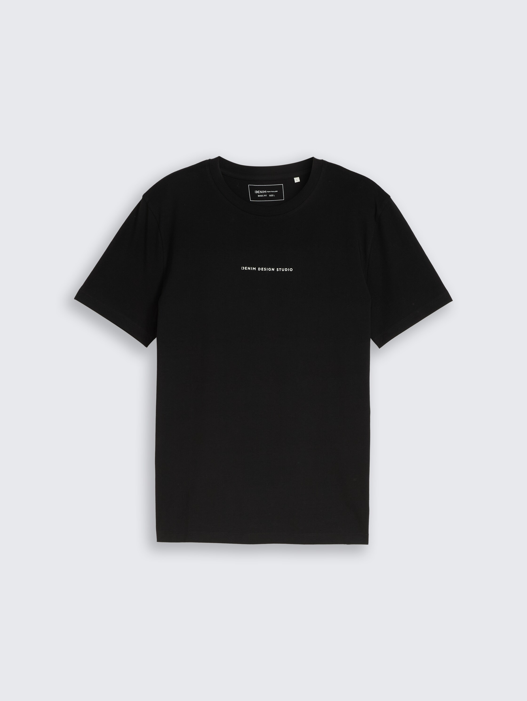 T-shirt with back print - black - 