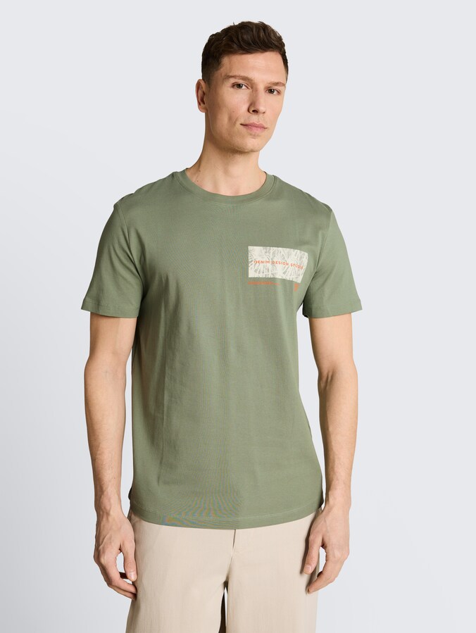 T-Shirt mit Print von Denim Male, Sea Spray