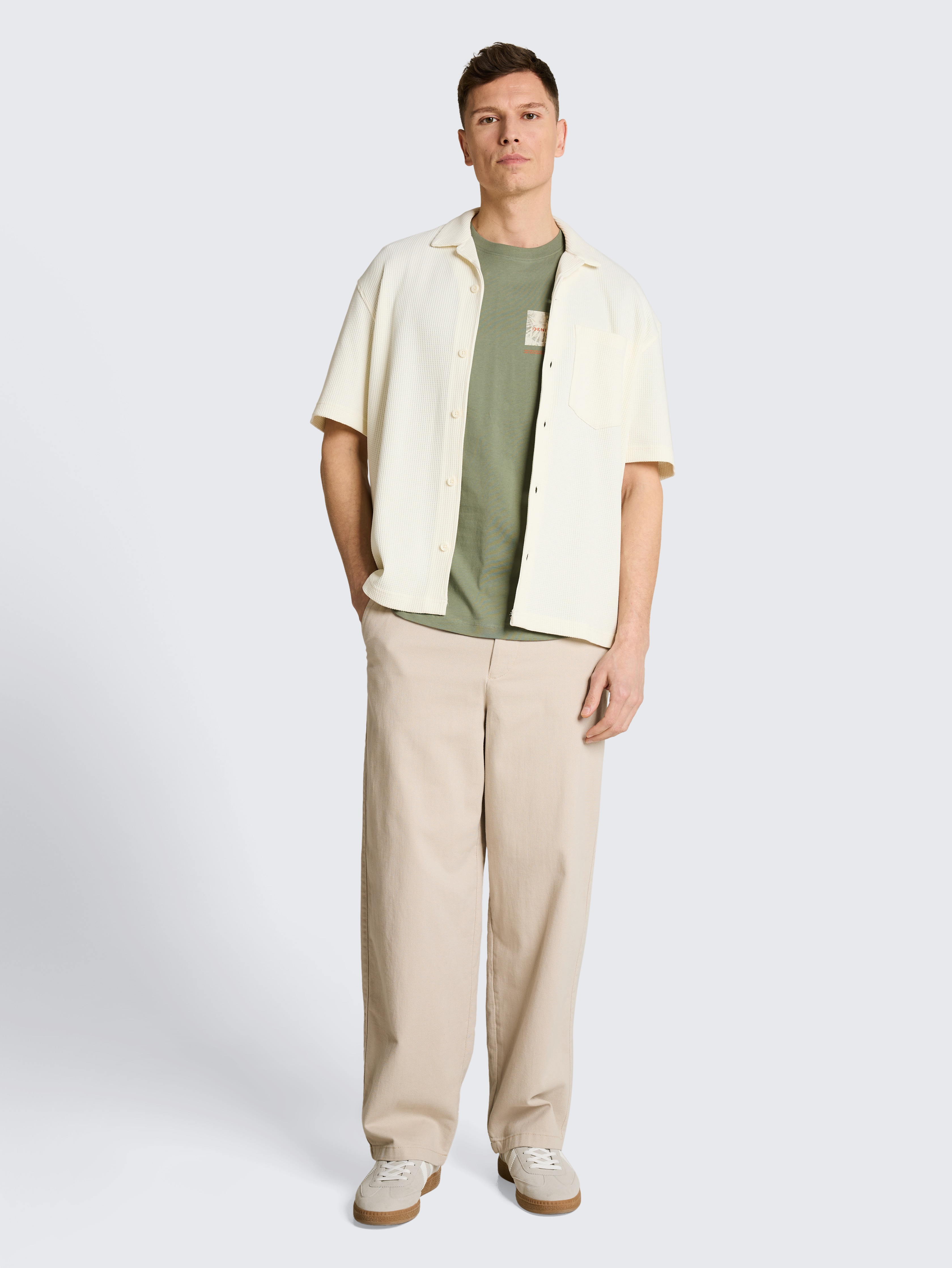 T-Shirt mit Print von Denim Male, Sea Spray