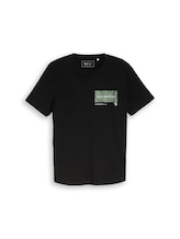 Nicht ausgewählt, T-Shirt mit Print von Tom Tailor, schwarz