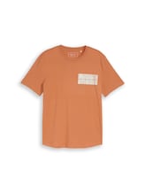 Ausgewählt, T-Shirt mit Print von Tom Tailor, orange