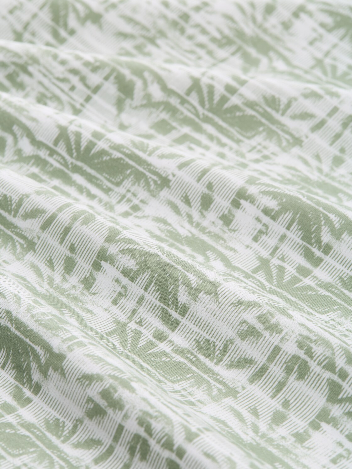 T-Shirt mit Palmenprint - sea spray stripy palm print - Material-Ansicht