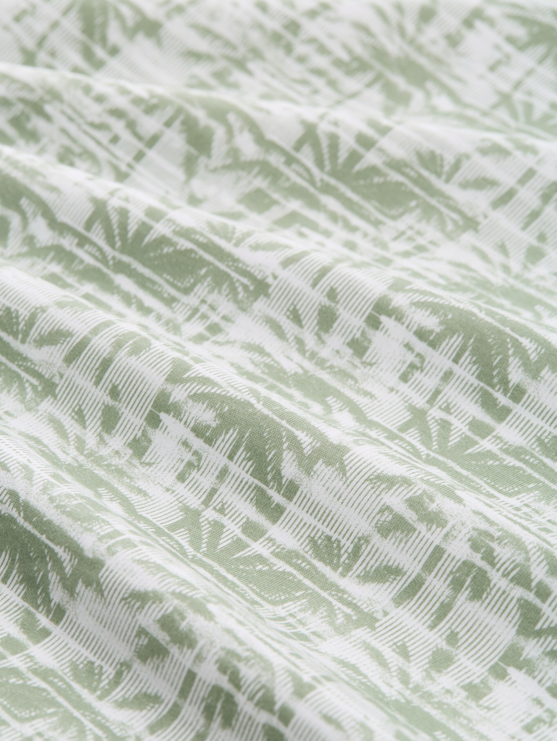 T-Shirt mit Palmenprint - sea spray stripy palm print - Material-Ansicht