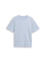 Nicht ausgewählt, Relaxed Fit T-Shirt mit Palmenprint von Tom Tailor, blau