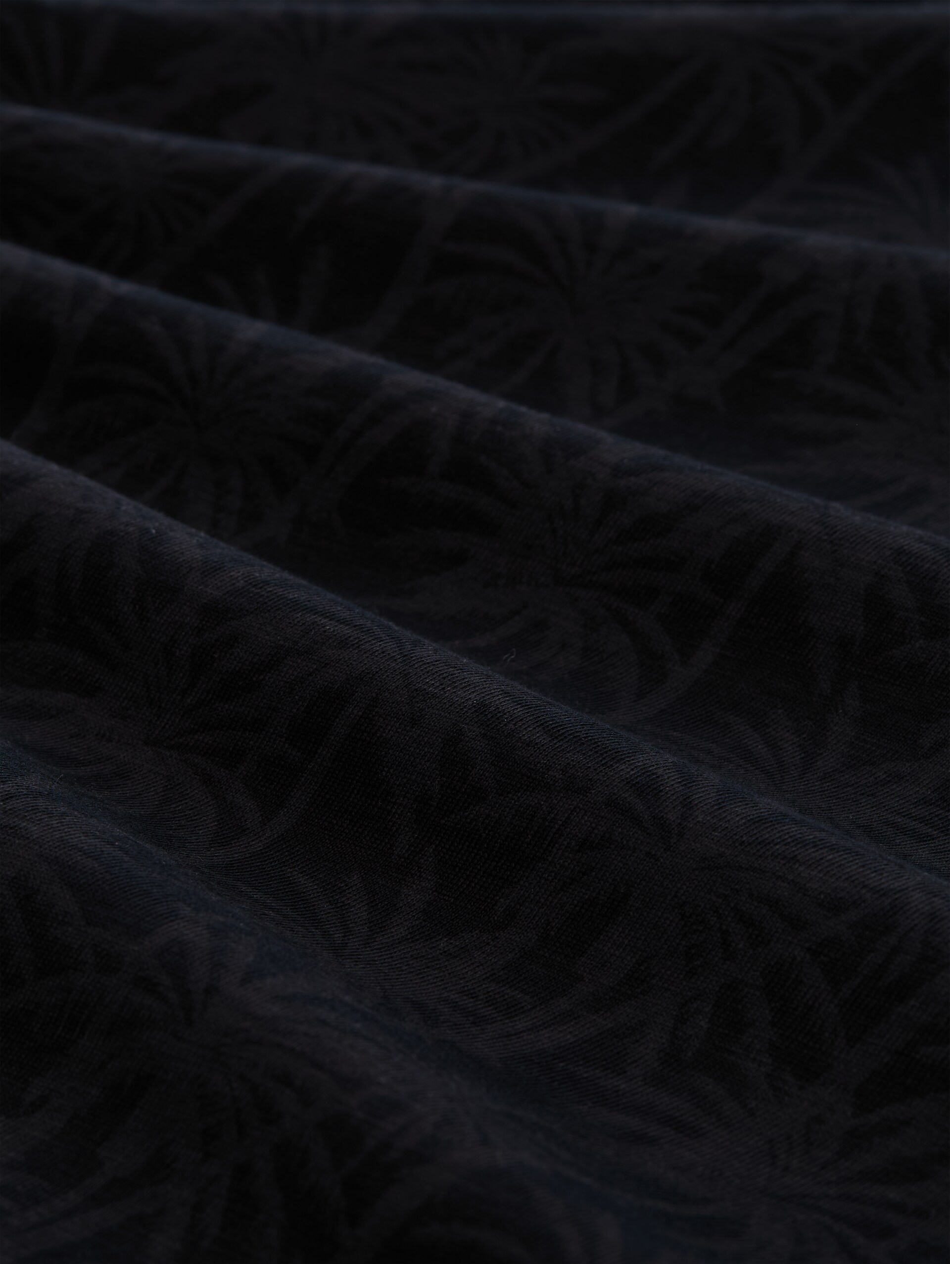 Relaxed fit T-shirt met palmprint - black laser palm design - Materiaalweergave