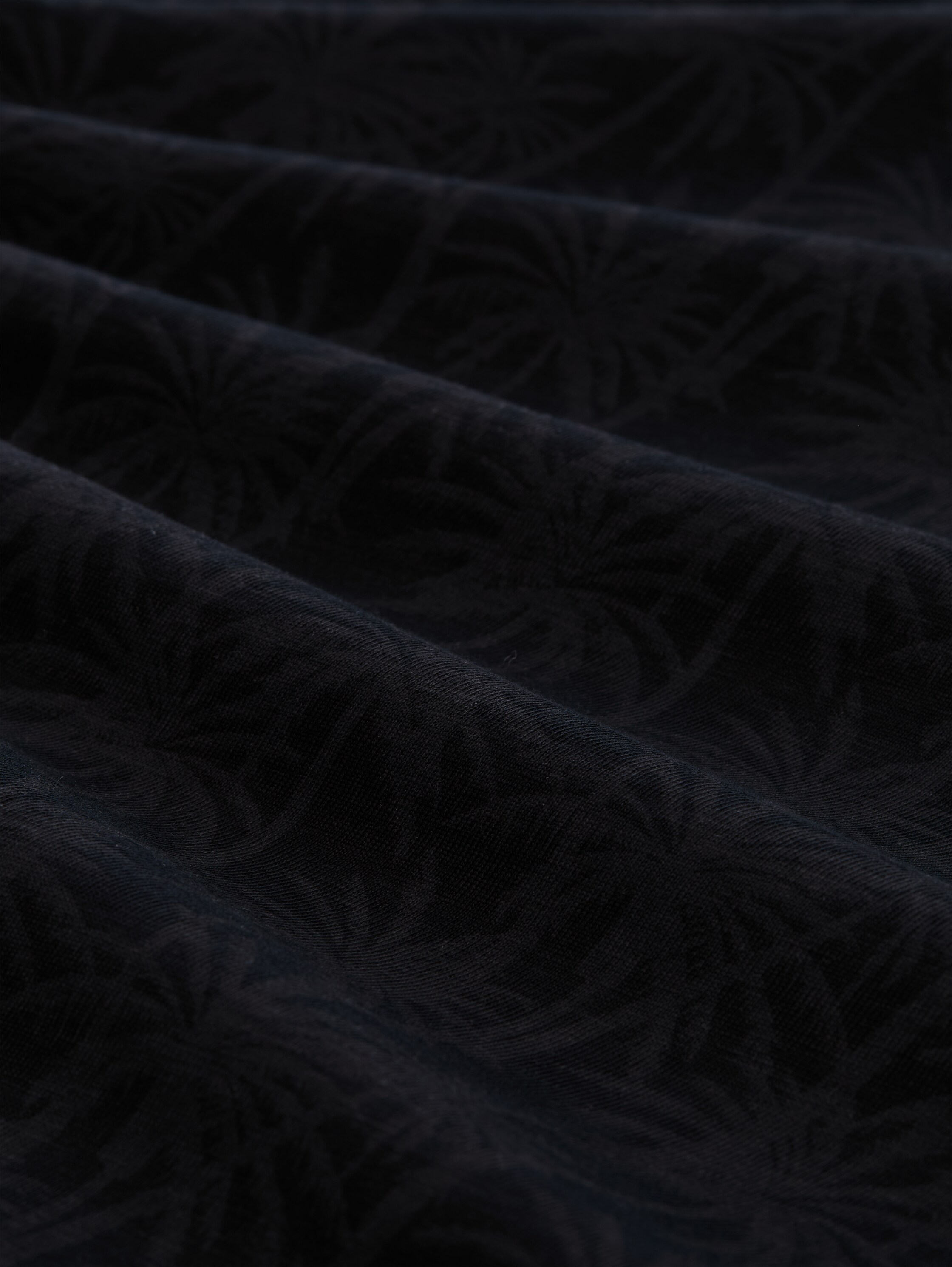 Relaxed fit T-shirt with palm print - black_laser_palm_design - 