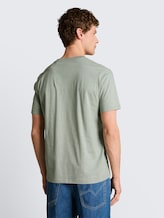 T-Shirt mit Palmenprint - Sea Spray - Auschnitt Model-Rückansicht