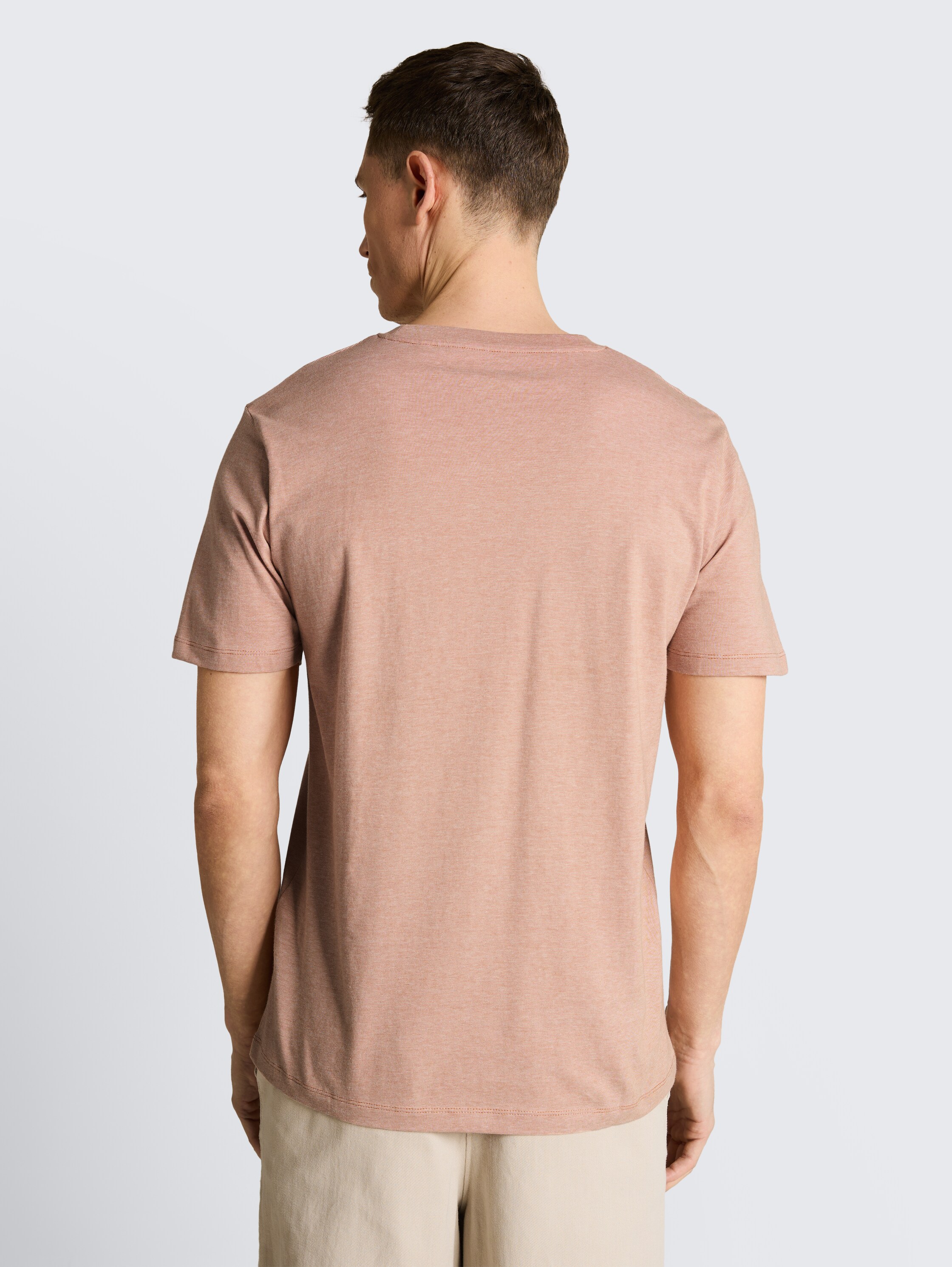 T-shirt met palmprint - faded_copper_orange - 