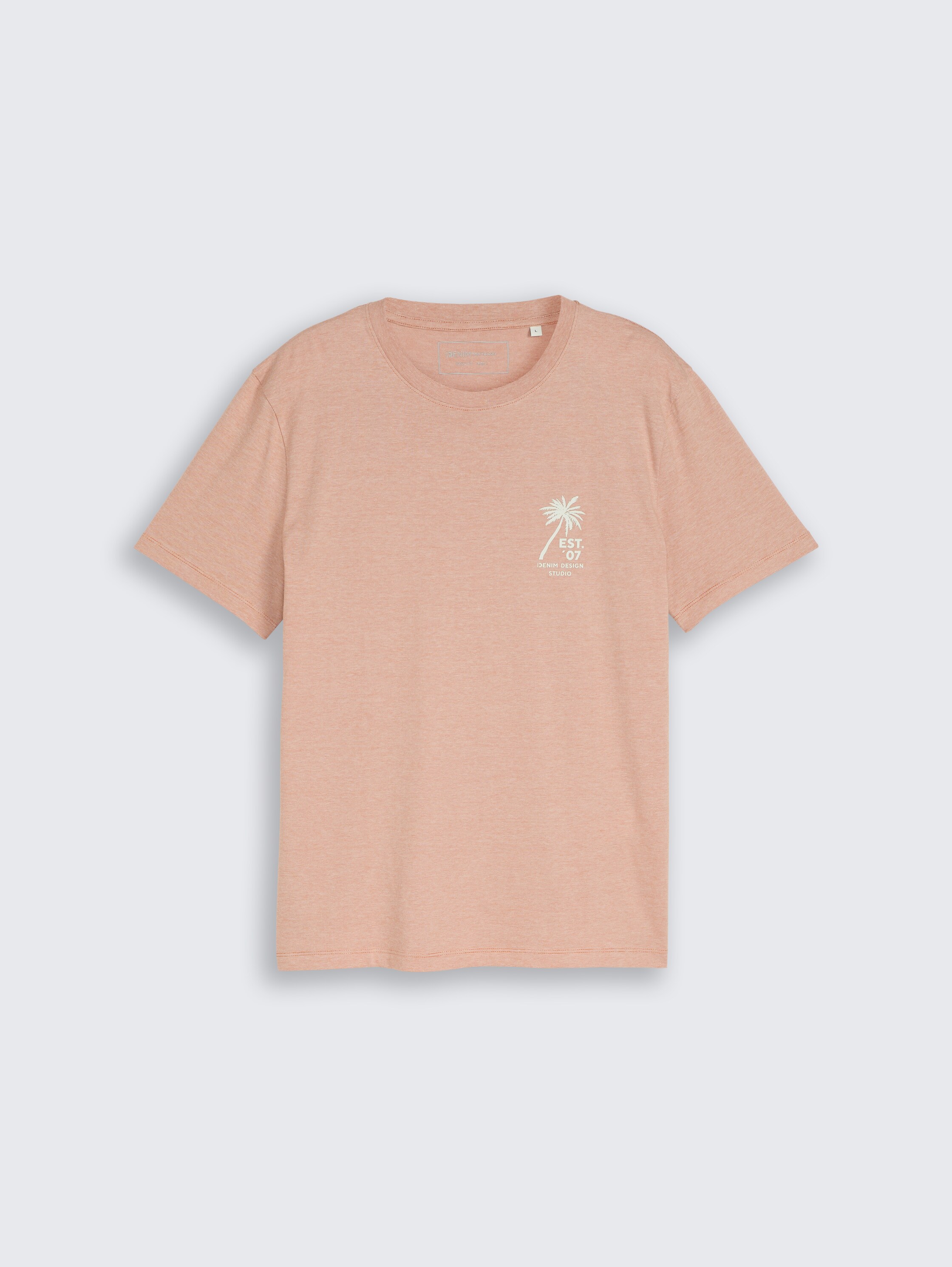 T-shirt met palmprint - faded_copper_orange - 