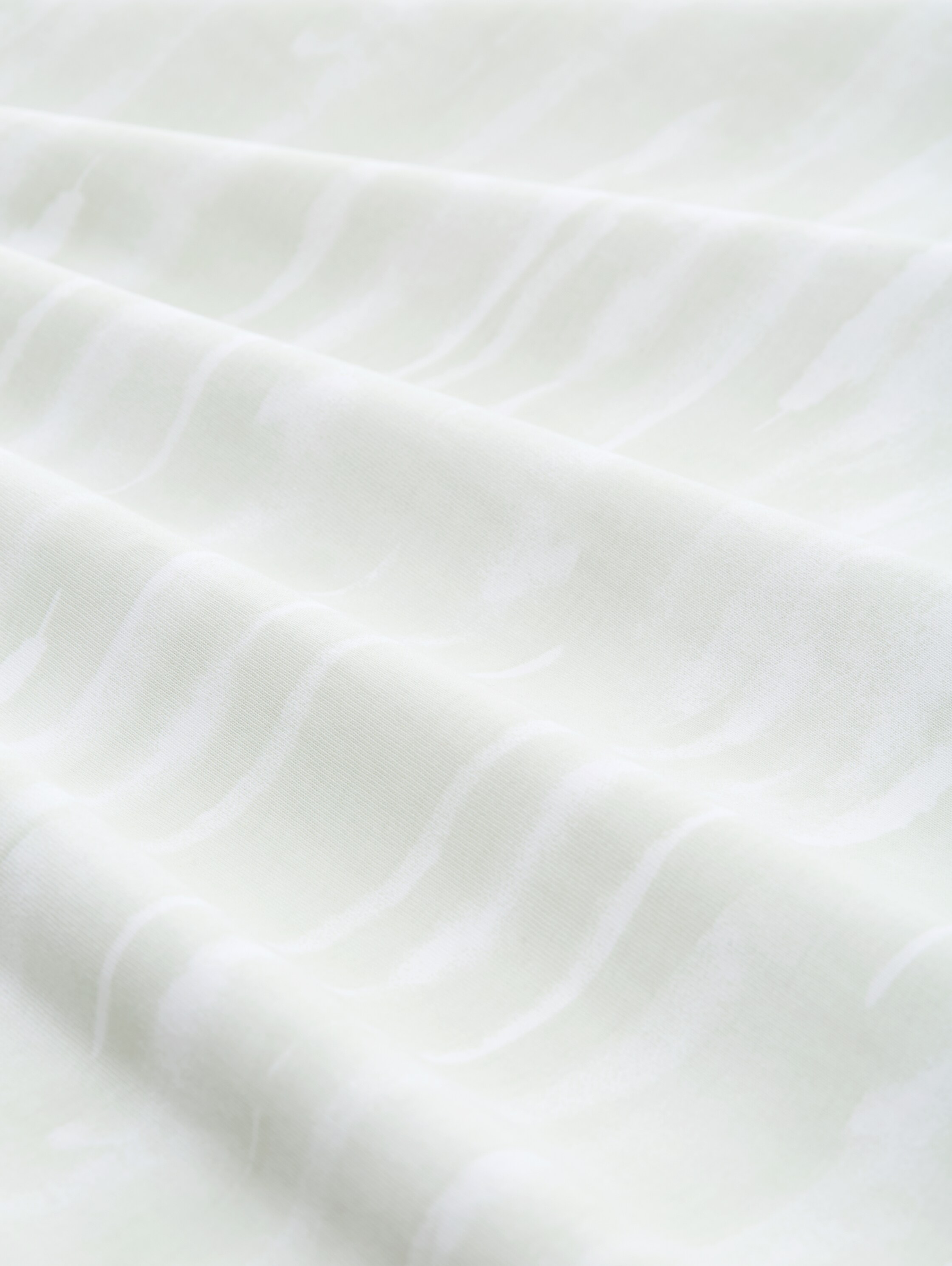 T-shirt ample à motif - light mint white watery stripe - Vue de la matière