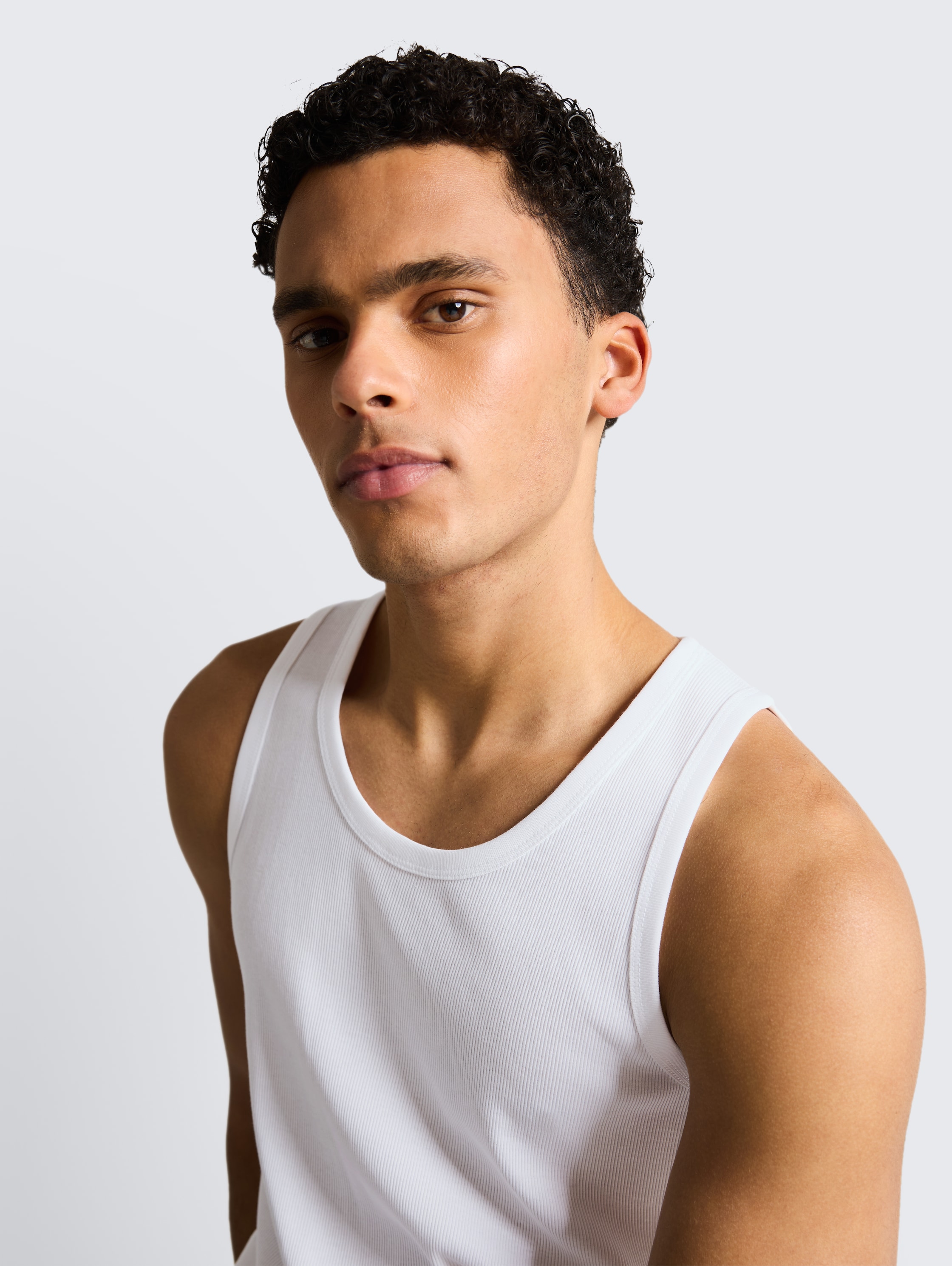 Basic Ripp Tanktop - white - 